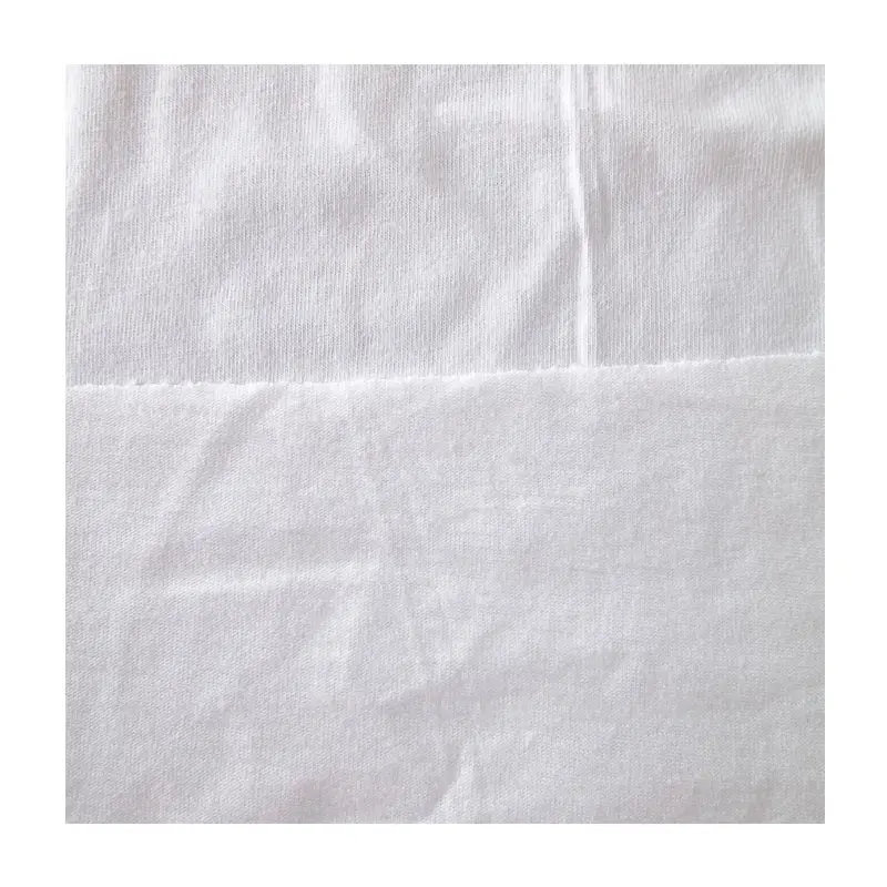 Organic cotton jersey knit fabric small MOQ Gots Certificated for baby products