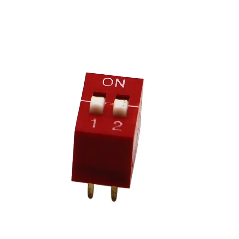 CHA dip code switches professional manufacturer 2.54MM 2 position dip switches DS series