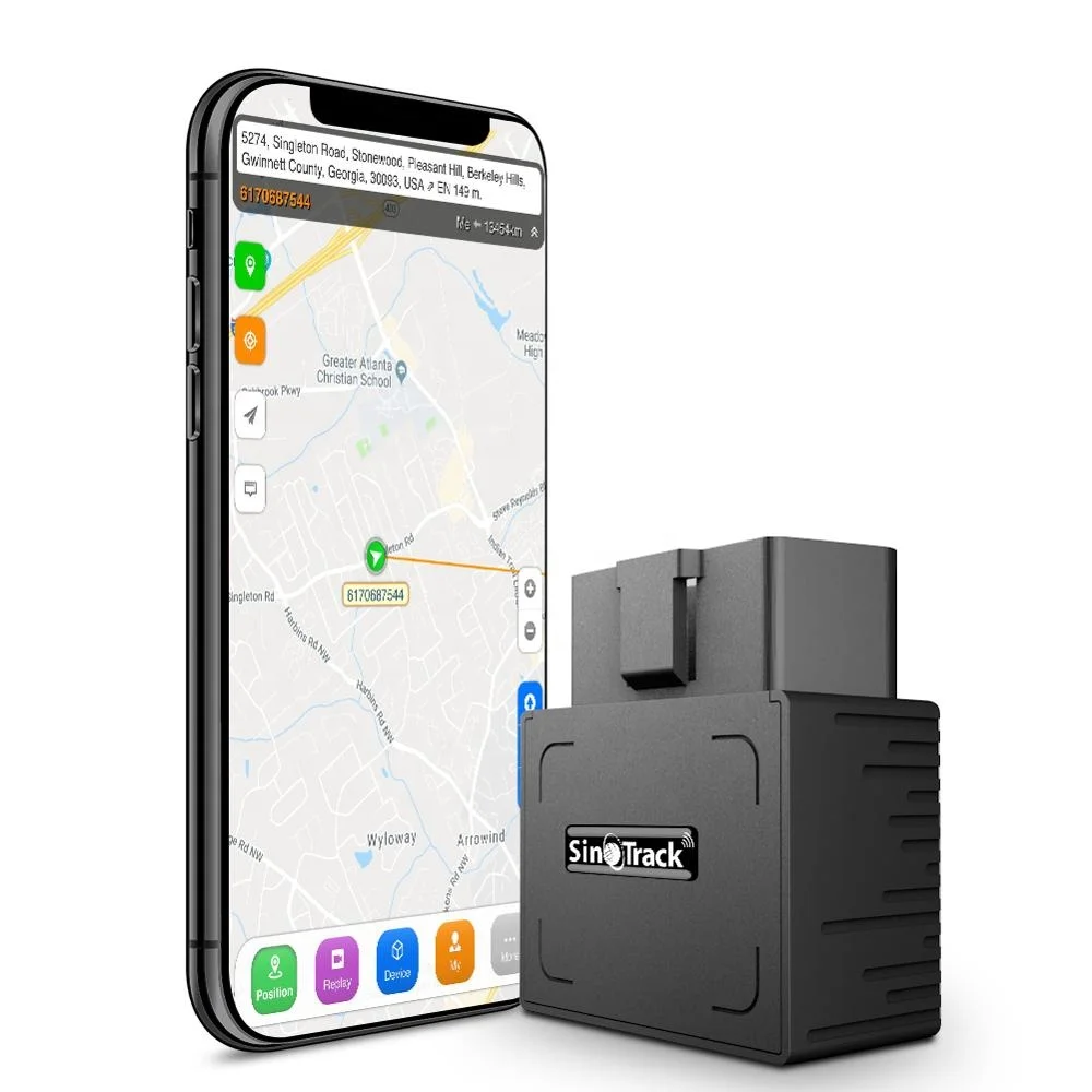 SinoTrack нет необходимости устанавливать ST-902 OBD2 GPS трекер с в режиме реального времени отслеживания местоположения с возможностью удаленного мониторинга