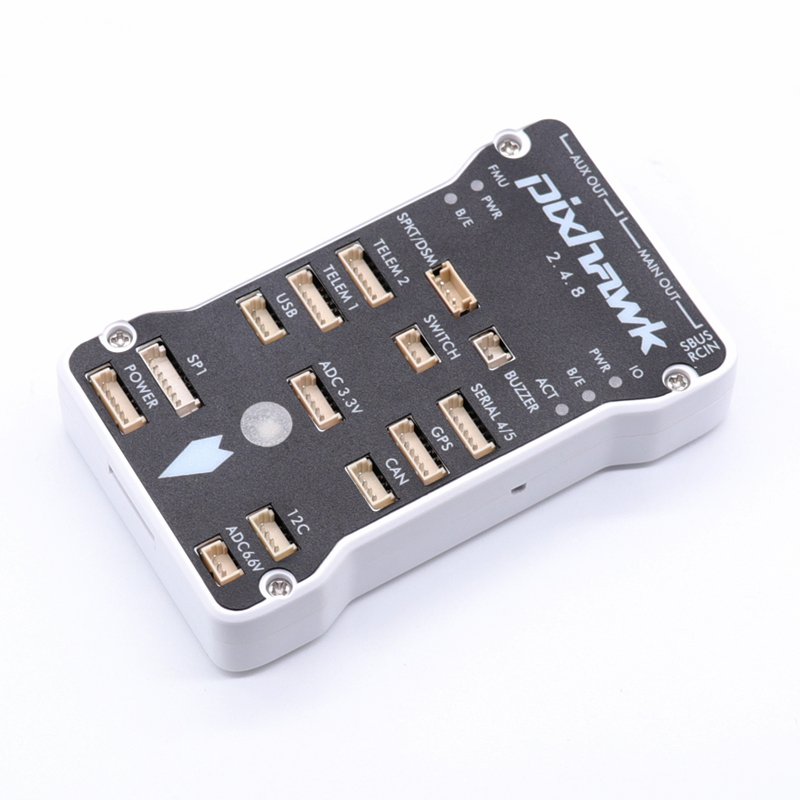Pixhawk PX4 PIX 2.4.8 32 Bit Flight White Shell Controller Autopilot with 4G S D Safety Switch Buzzer PPM I2C arduplane