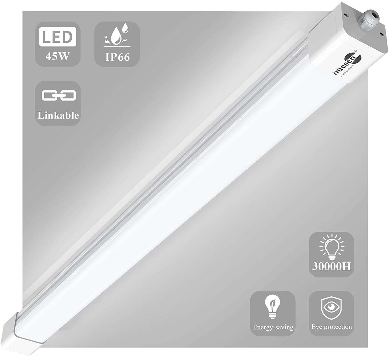 Energy Saving Wholesale 45 Watts 150cm Length LED Tri Proof Light Durable Waterproof Outdoor Lighting Fixture