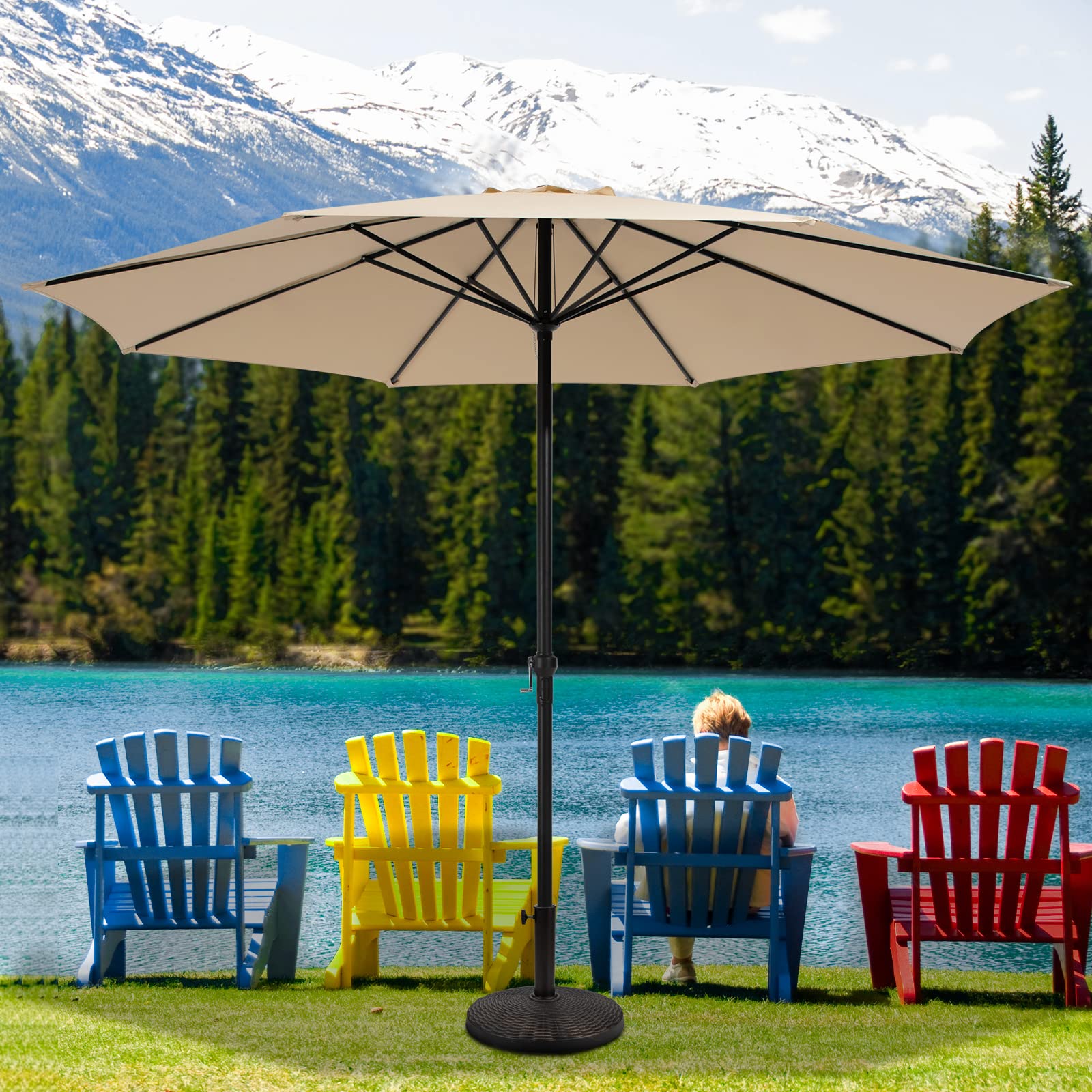 Открытый креативный пляжный зонт, садовый зонтик в ресторане Deco Sunshade, зонты для патио, новинка, 2022 г.
