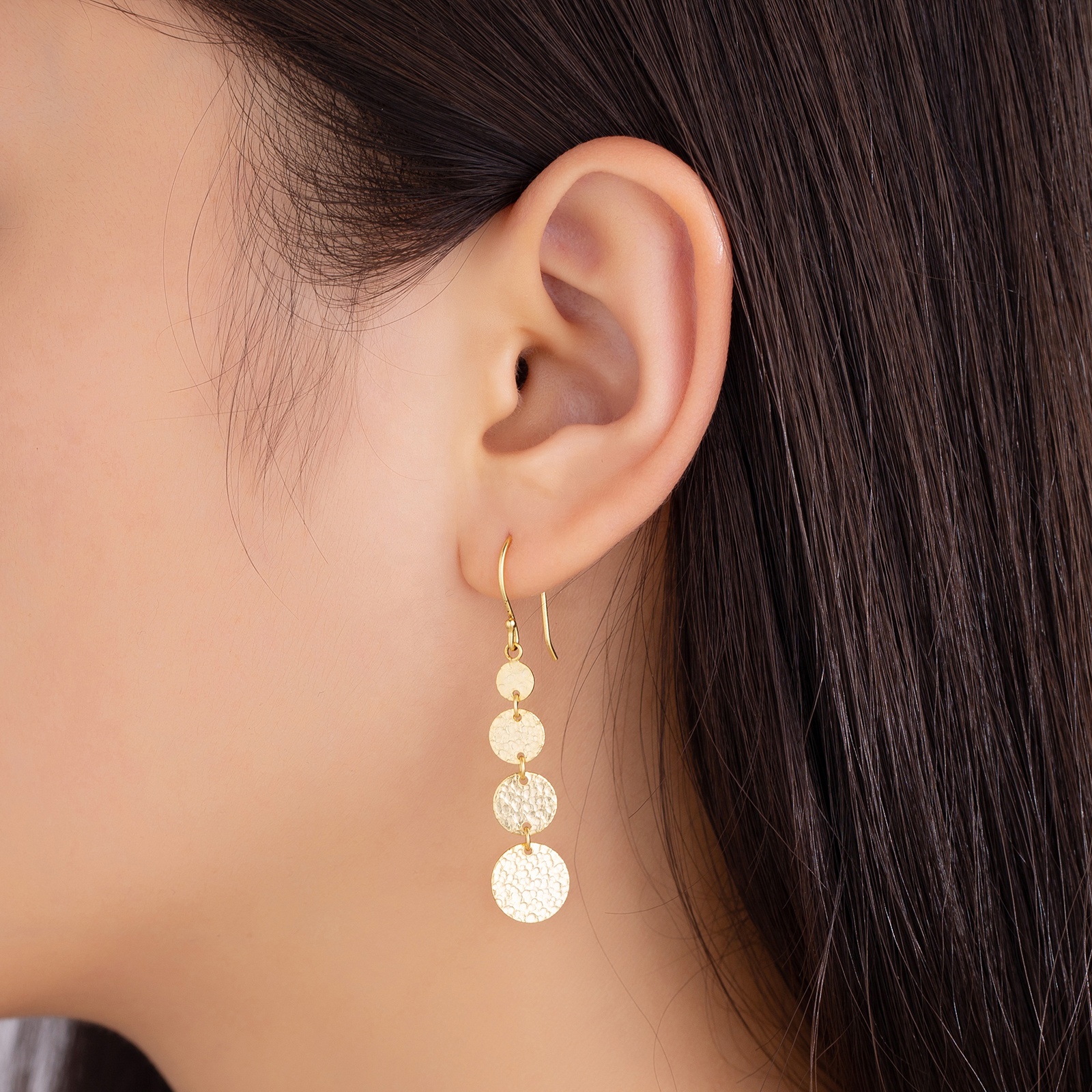 Pendant earrings Vintage Gold Plated Fashion earrings Jewelry Gift For Women