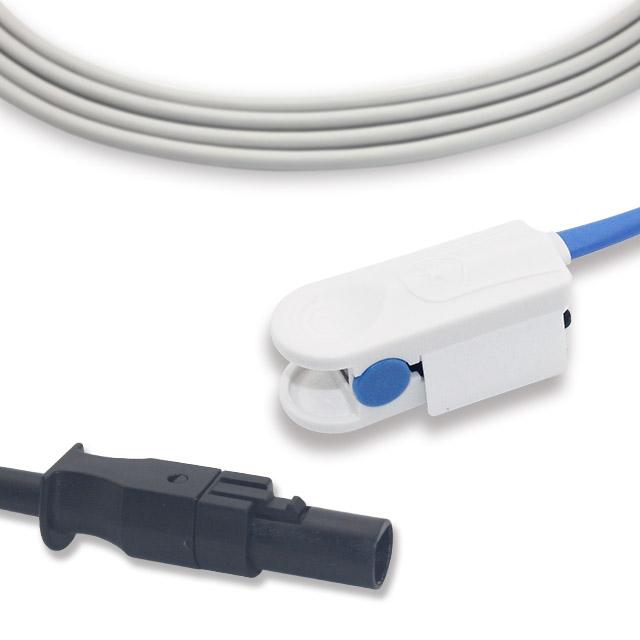 7pin черный совместимый многоразовый датчик Spo2 для GE Datex ohmeda 3700/3710/3770/3775