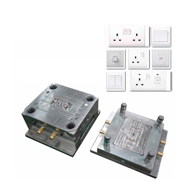 OEM Custom New Injection Mould Wall Electrical Switch Plastic Injection Mold White And Black Acrylic Light Switch fabrication