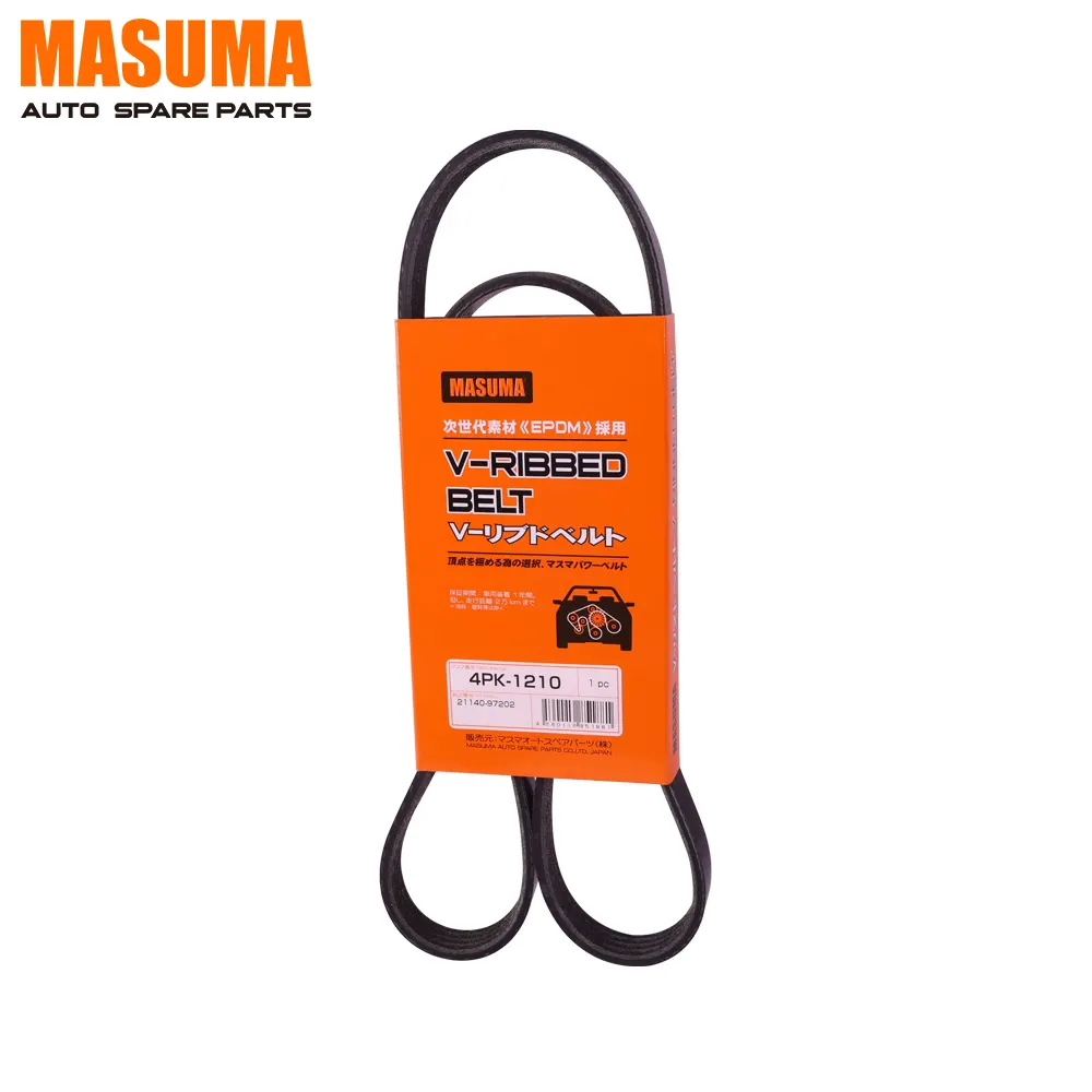 4PK-1210 MASUMA авто аксессуары деталей трансмиссии клиновой ремень 21140-97074 21140-97202 21140-ND000 для NCP59G 1nzfe 4WD 2002-2003