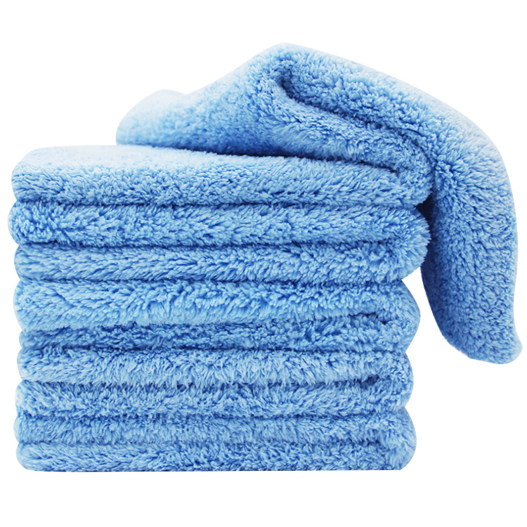 microfiber car wash towels thick coral fleece car wipes trimmed towel