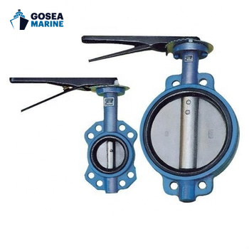 Marine Centric Type Spring Manual Operated Wafer Marine screw Butterfly Valve