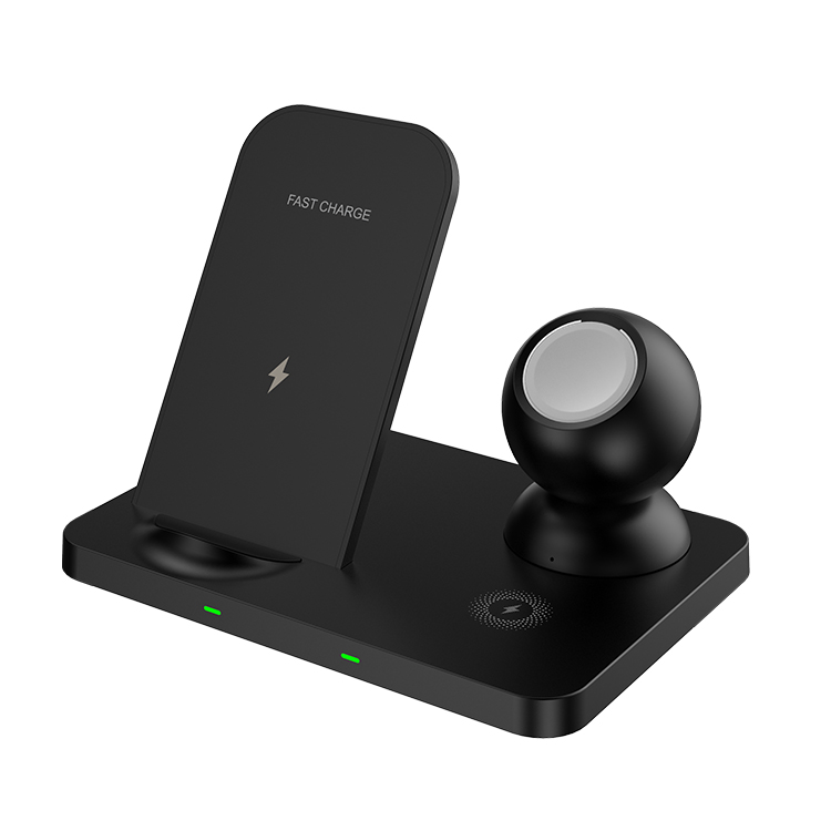 Bidao Best-selling 3 In 1 Wireless Charger Removable Cool Quick Response Wireless Charger 15W Fast Charging Wireless Charger