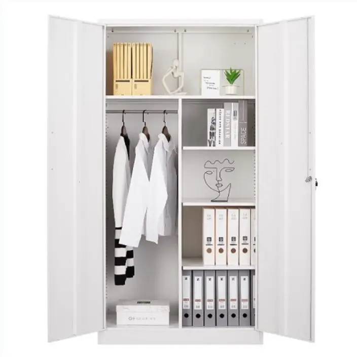 Top selling amazon home swing door cabinet filling clothes cabinet metallic filling cabinet armario de ropa de acero