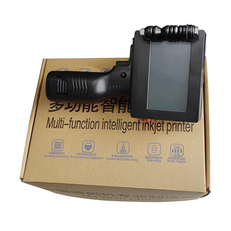 Work for 12 hours 2mm guarantees spray printing effect straight Handheld Inkjet Printer Hand Jet Printer Factory Direct