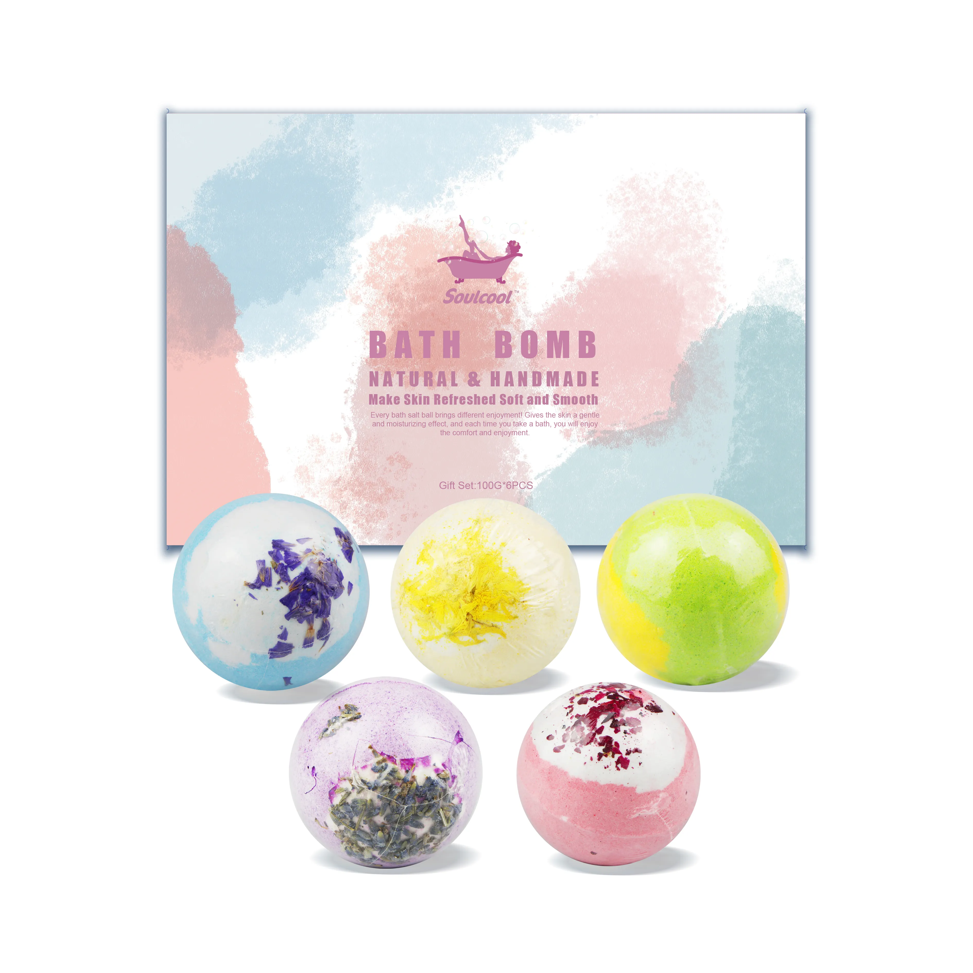 shower tub ball bath bomb fizzier