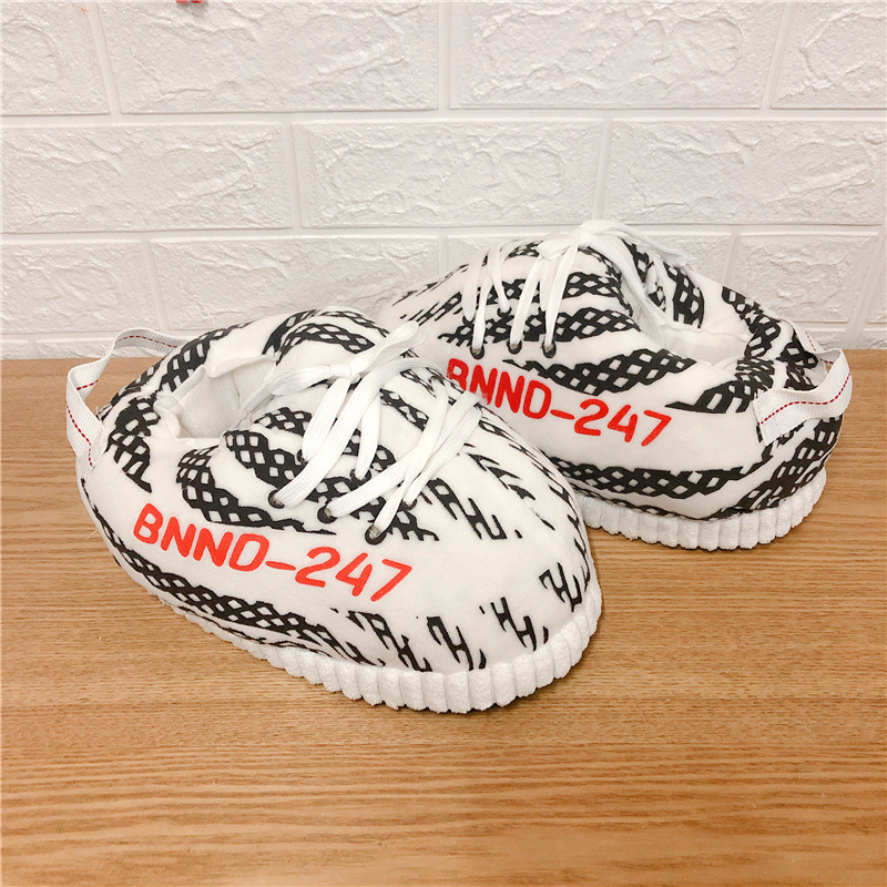 Перевозка груза падения сечением для кроссовок yeezy шлепанцы для подростков и взрослых; Зимняя домашняя обувь; Тапочки для кроссовок yeezy тапочки производители