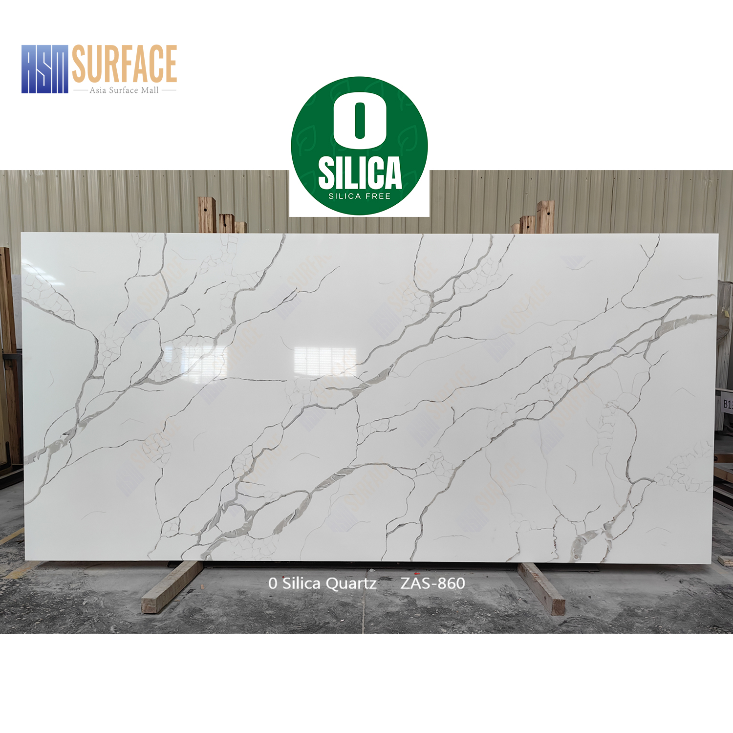 2cm 3 cm Wholesale 0% Silica Quartz Engineered Stone Artificial Quartz Stone for Countertop Bar Top