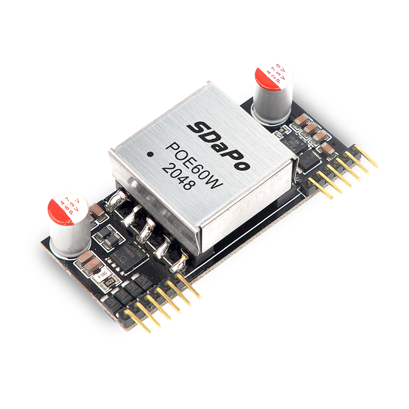 IEEE802.3af/at/bt Standard 27*62mm Total power 60W 12V 5A poe board SDAPO DP1205BT