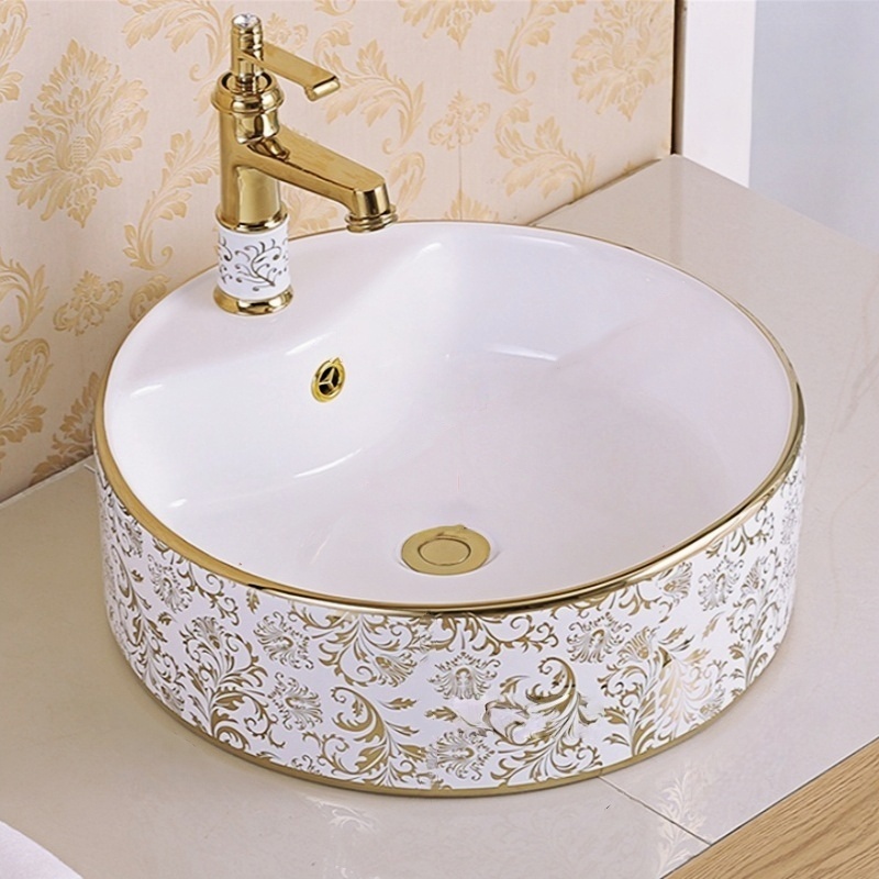 High-End Luxury Modern Design Calacatta Viola Marble Sink Ribbed Three Sides Rectangle Shape with Drainer for Bathroom Washroom