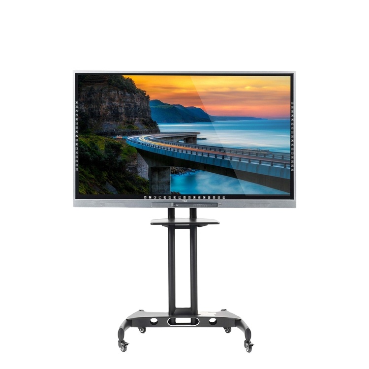 Reyho 86 дюймовый ИК-ch экран LCD портативная большая Интерактивная смарт-доска со встроенным компьютером