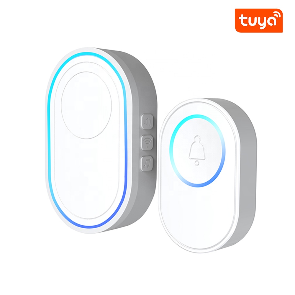 Security Doorbell Tuya Smart Wifi Doorbell Home Burglar Alarm System 433mhz Wireless Doorbell Security Alarm System With 58 Ringtones