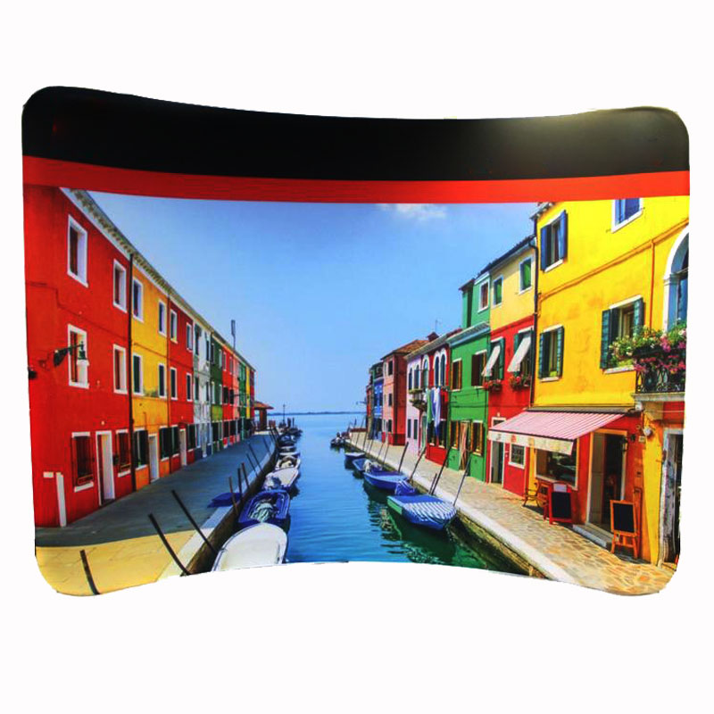 Custom 8ft Tension Fabric Tube Display Stretch Fabric Backdrop