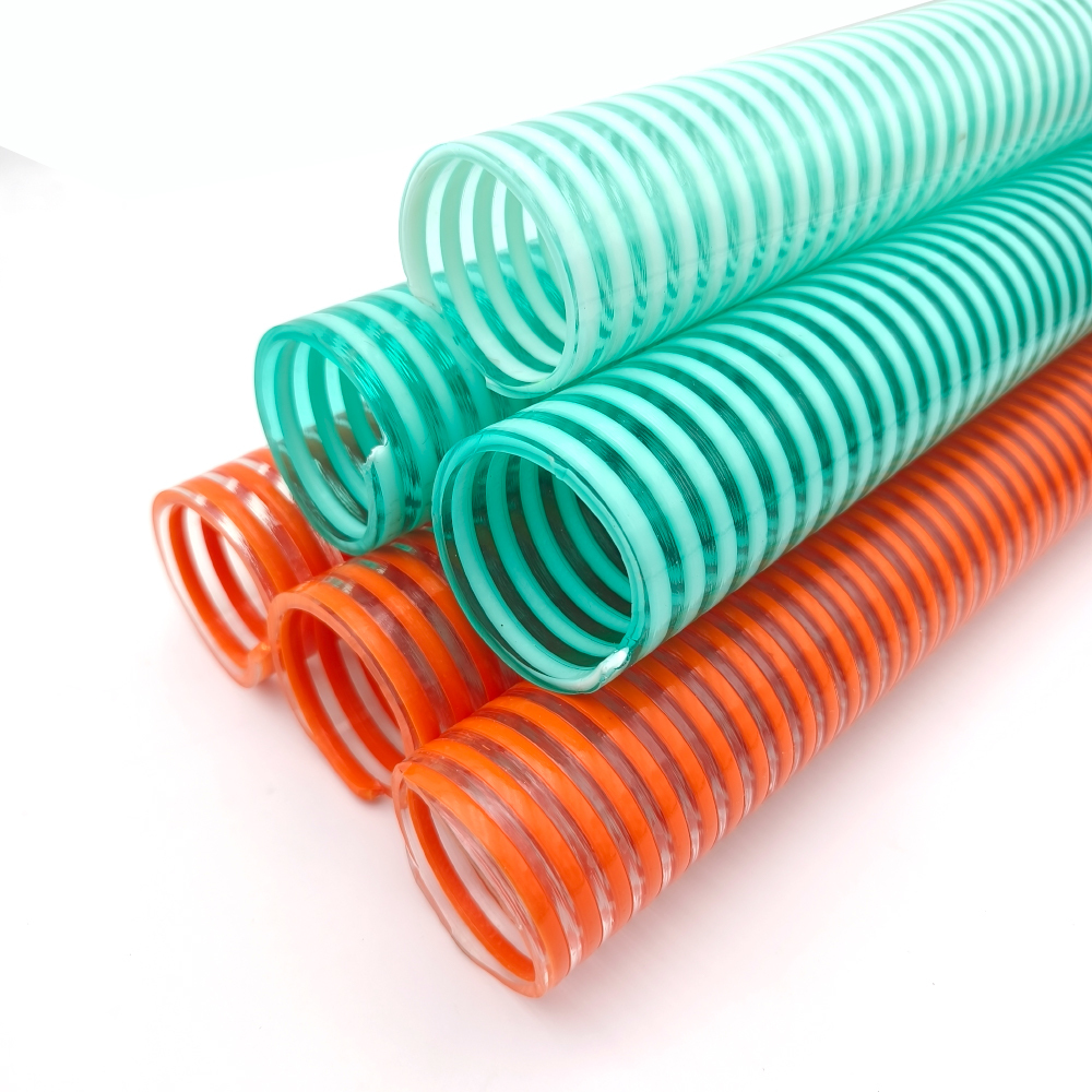 Clear Plastic Pipe 38mm Pvc Spring Reinforced Suction Hose