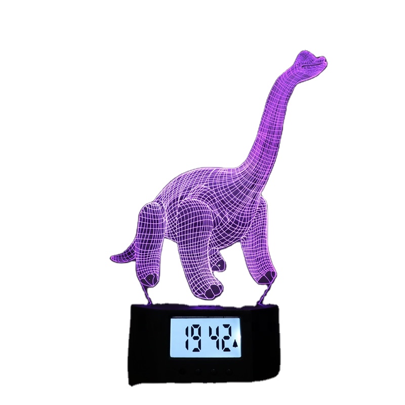 Creative Decorative Led Touch Sensor 3d Acrylic desk Lamp Dinosaur for kids gift