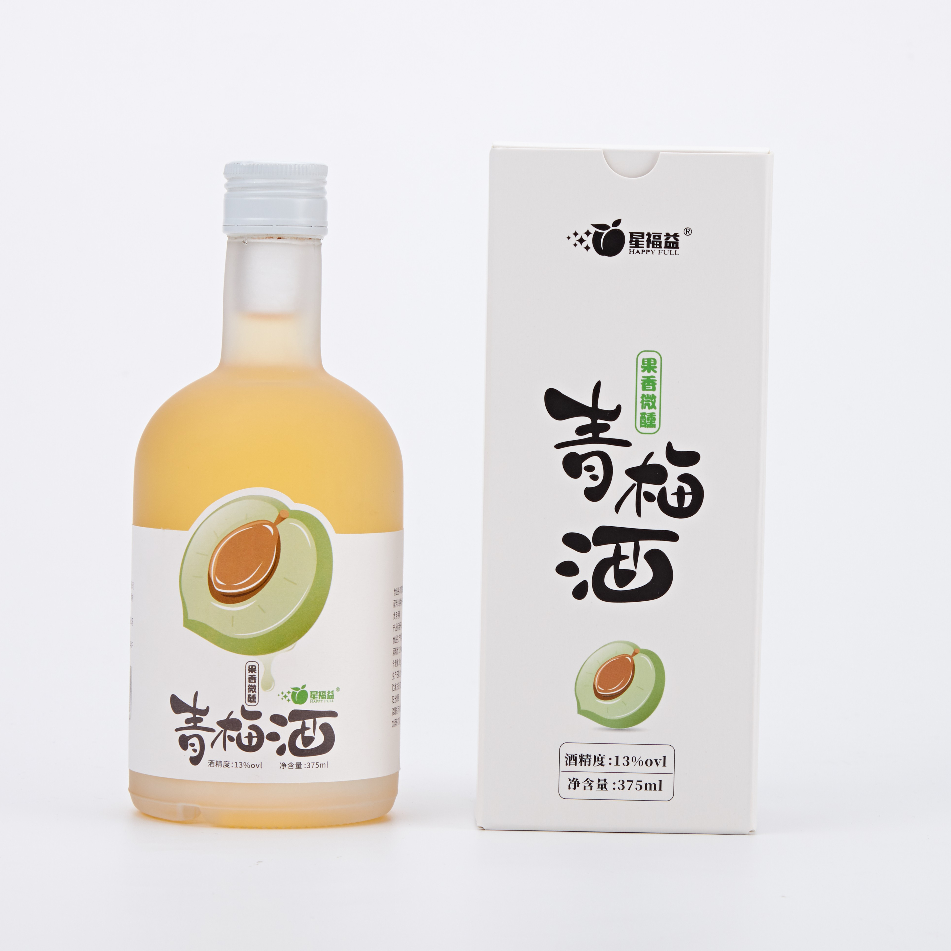 Happyfull Premium японский стиль низкая степень ABV 13% алкогольный ликер Саке Umeshu сливовое вино