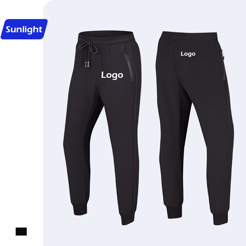 Custom Logo Nylon Spandex Pants Slim Mens Wholesale Men Pants Trousers Men Joggers