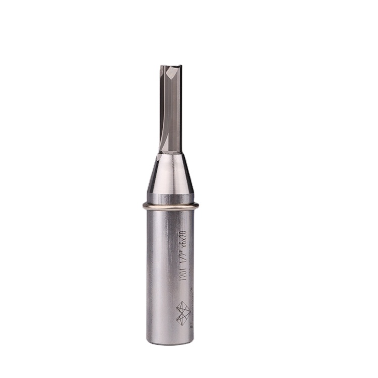 Imported Full Carbide TCT 2-edge Straight Bit Sturdy and Durable 2-edge Straight Bit for Wood Ripping