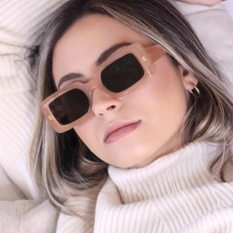 Новые лучшие Винтажные Солнцезащитные очки DL glase DLL5191 2021 маленькие квадратные прямоугольные солнцезащитные очки с плоским верхом женские солнцезащитные очки