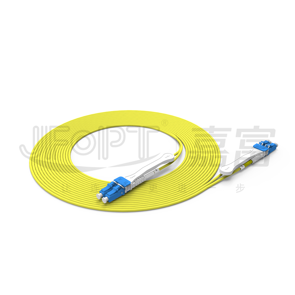 Quality assurance LC-LC DX LSZH patchcord SM MM custom length available duplex pulling tab fiber optic Patch Cord