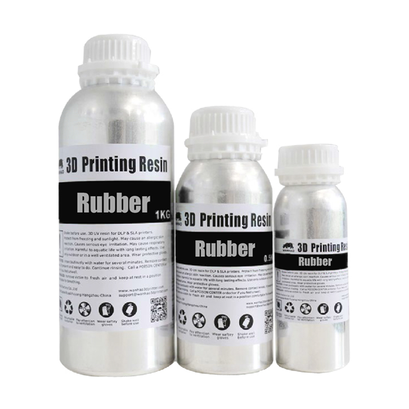 Резиновая Смола Wanhao для 3d-печати, резиновая смола, гибкая Смола 250 мл/500 мл/1000 мл/бутылка