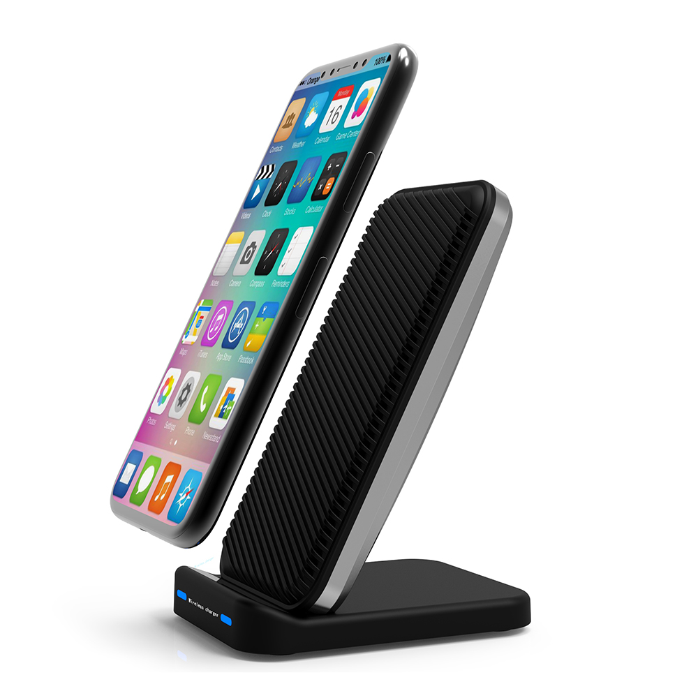 2 посылки Qi Беспроводное зарядное устройство подставка для iPhone XR XS MAX