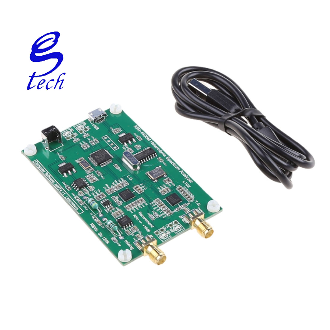 Spectrum Analyzer USB LTDZ_35-4400M Signal Source Analysis with Tracking Source Module RF Frequency Domain Analysis Tool