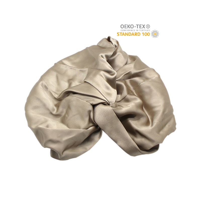 19mm double twisted night cap silk hair cap for comfortable hair care at home new popular silk hair cap
