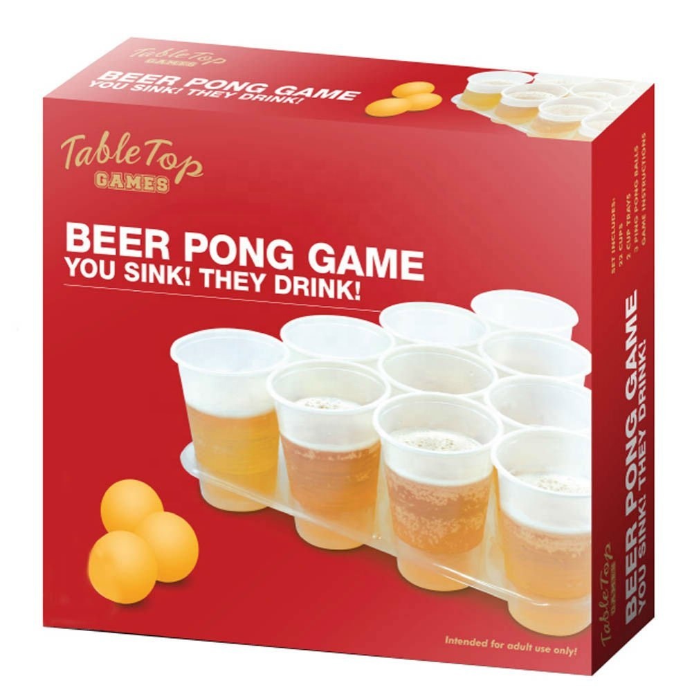 Вы погружаетесь в них напиток классический столешница Beer Pong игровой комплект Beer Pong Rack Kit
