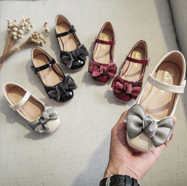Детская дизайнерская обувь Babyschoenen, заводская цена, Классическая обувь для вечеринки на день рождения для маленьких девочек, Высококачественная обувь с лентой