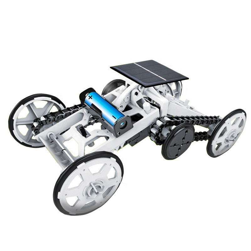 DIY Educational STEM Energy Transformation 4WD Climbing Vehicle Solar Toy