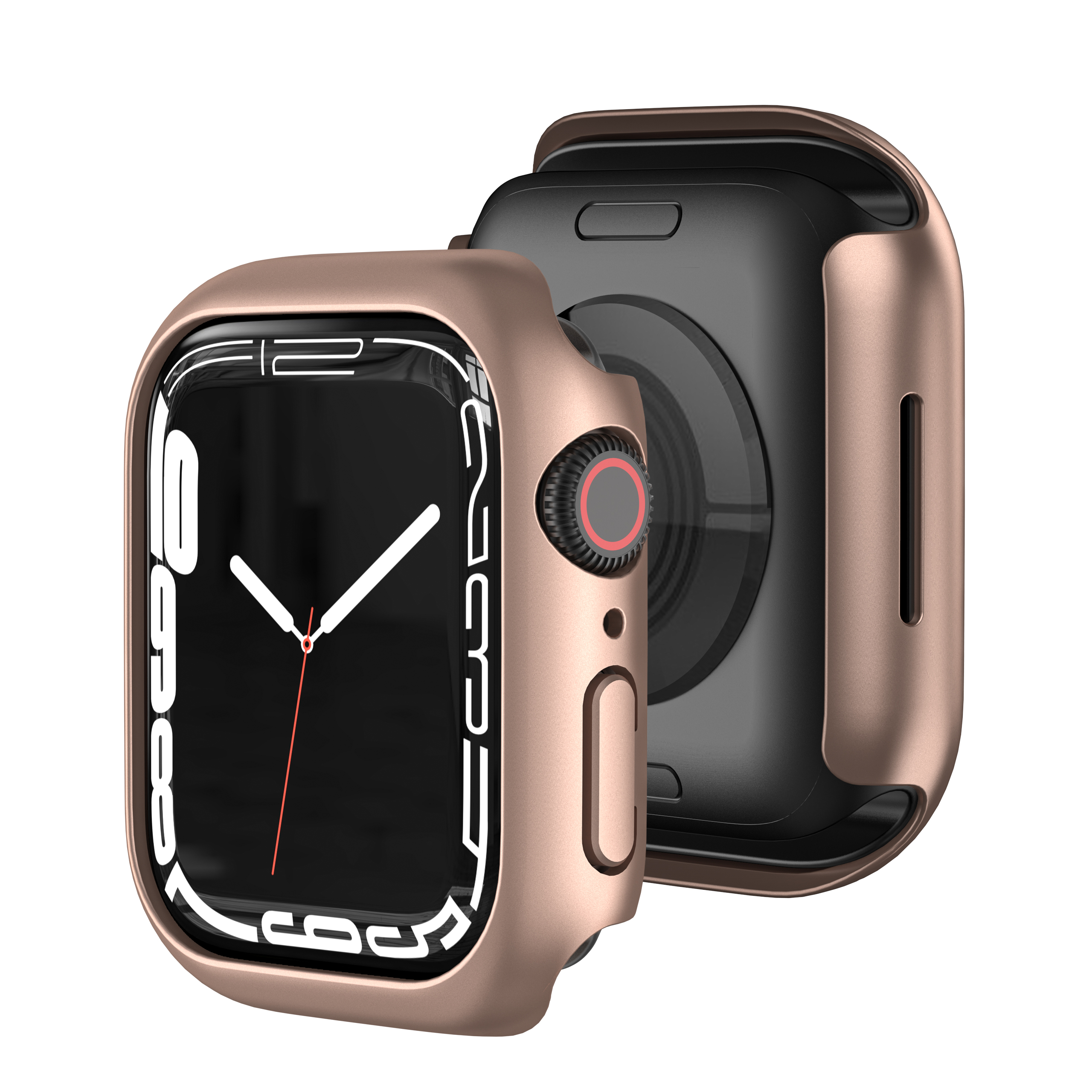 Жесткий матовый защитный бампер из поликарбоната для IWatch серии 7, чехол для корпуса часов, аксессуары для Apple Watch 7, 41 мм, 45 мм