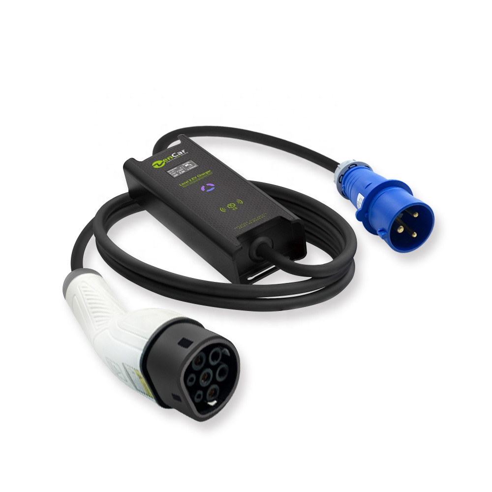 IEC 62196 16A 32A EVSE Электрический автомобильное зарядное устройство с синим CEE 3 штыря штепсельной вилки