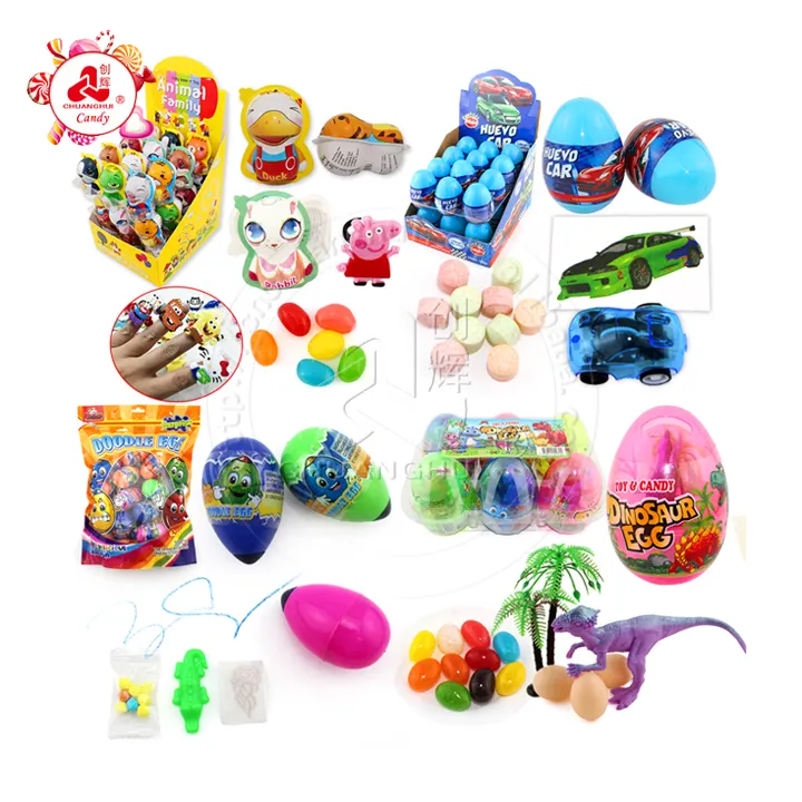 Surprise Egg shape Toy Candy / Egg Candy Toy