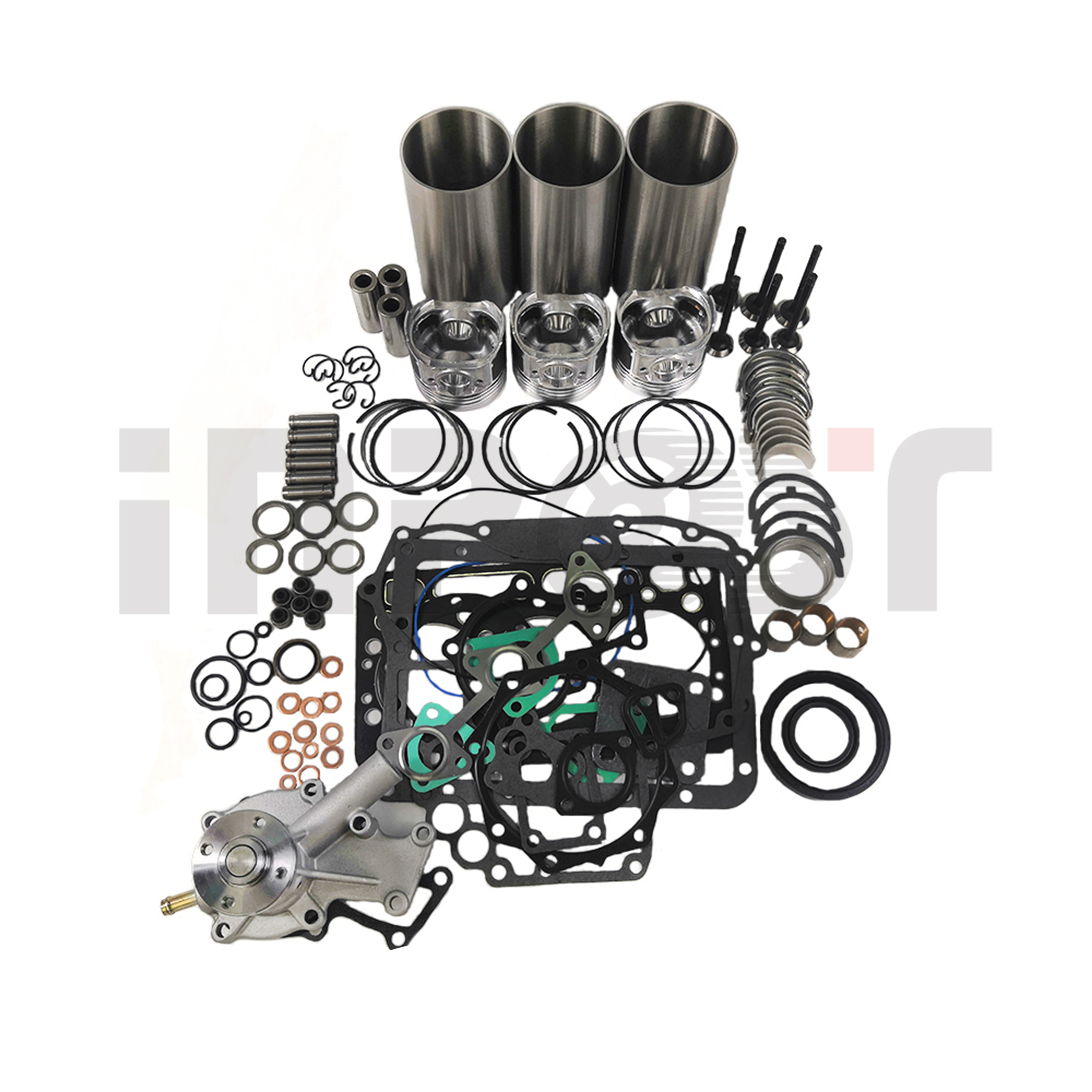 Новый Ремонтный комплект STD + водяной насос для Kubota D722