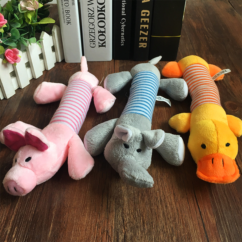 Four-legged Long Pet Toy Plush Vocal Dog Teething Pet Toy