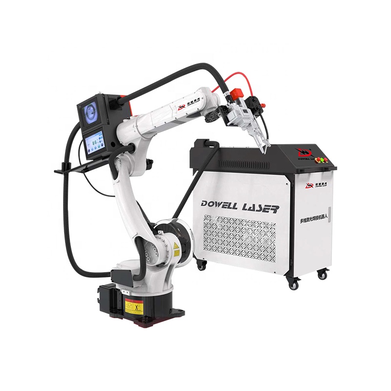 Factory MAG/MIG Laser Welding Robot Industrial Robotic 6-Axis Arm Welder Metal Sheet Spot Arc Welding Ray Tools Dual Wire Feeder