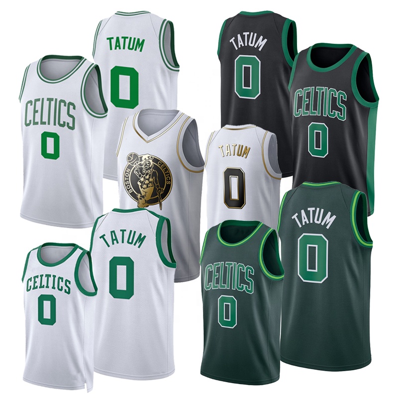 2022 Американский Восточный финал Celtics 0 TATUM 7 коричневый мужской баскетбольный трикотаж с вышивкой классический баскетбольный трикотаж