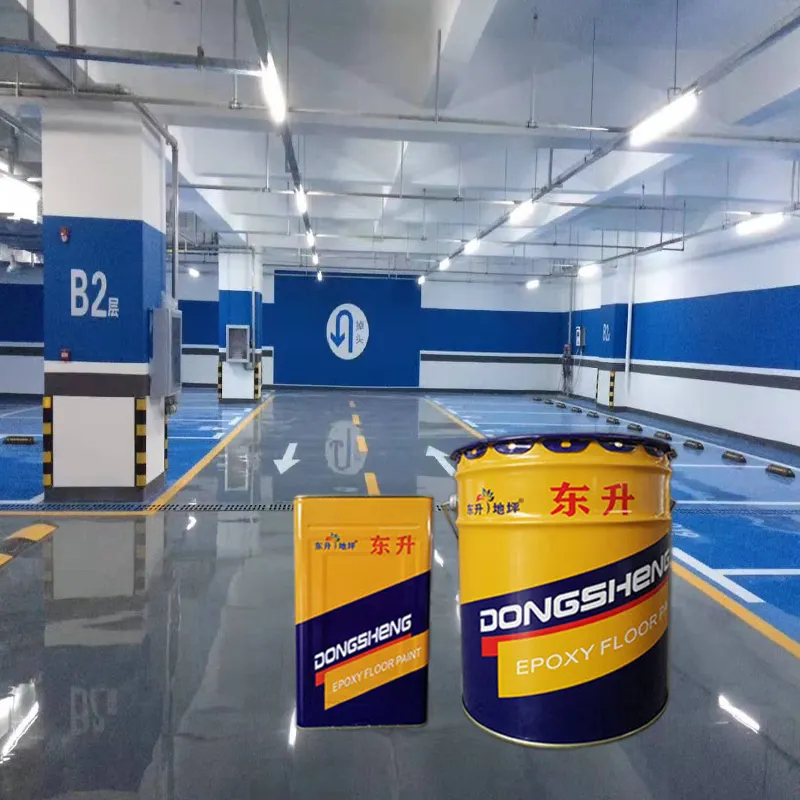 Hot Sell Self-Leveling High-Performance 2 Part Paint Epoxy Floor Paint For Garage Warehouse Factory Floor