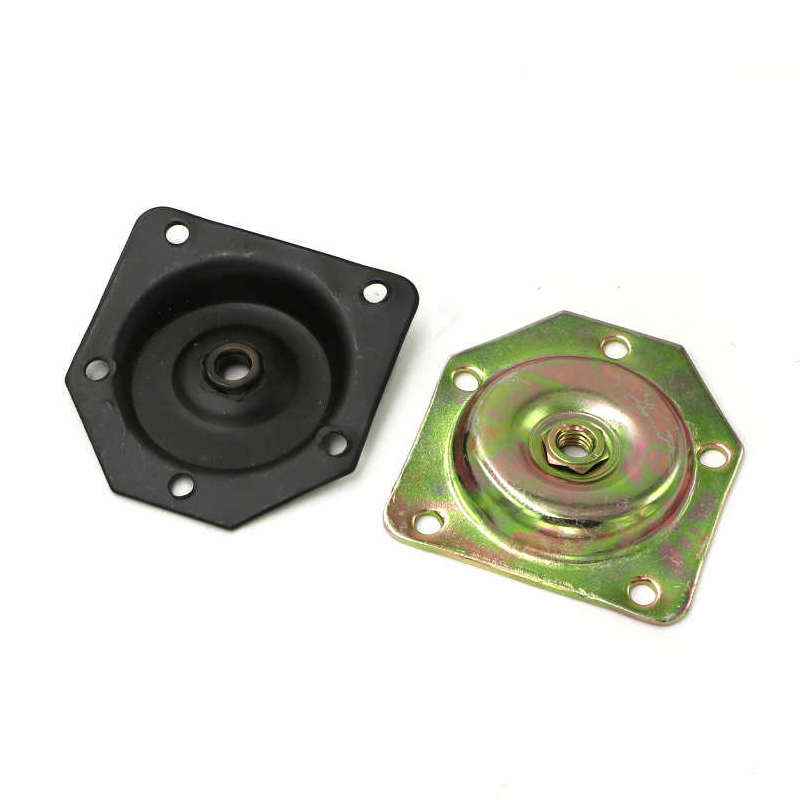 Modern Metal furniture hardware accessories for chair 12 degree heavy duty sofa legs mounting plate