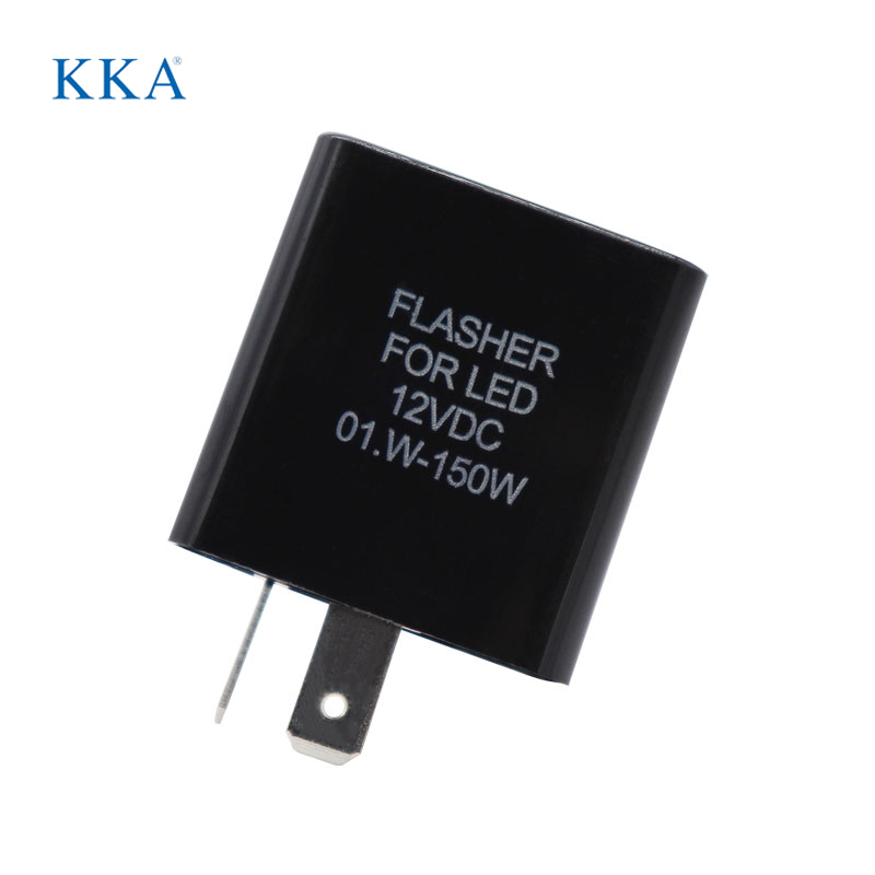 KKA-LF2P 12V 2PIN Светодиодный проблесковый маячок для мотоцикла указатель поворота, черный и оранжевый опционально