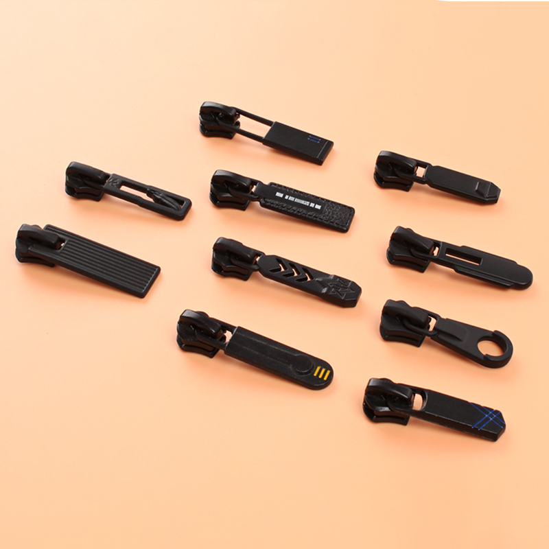 Source manufacturer customized wholesale high quality zipper puller with lock zip puller metal zipers slider