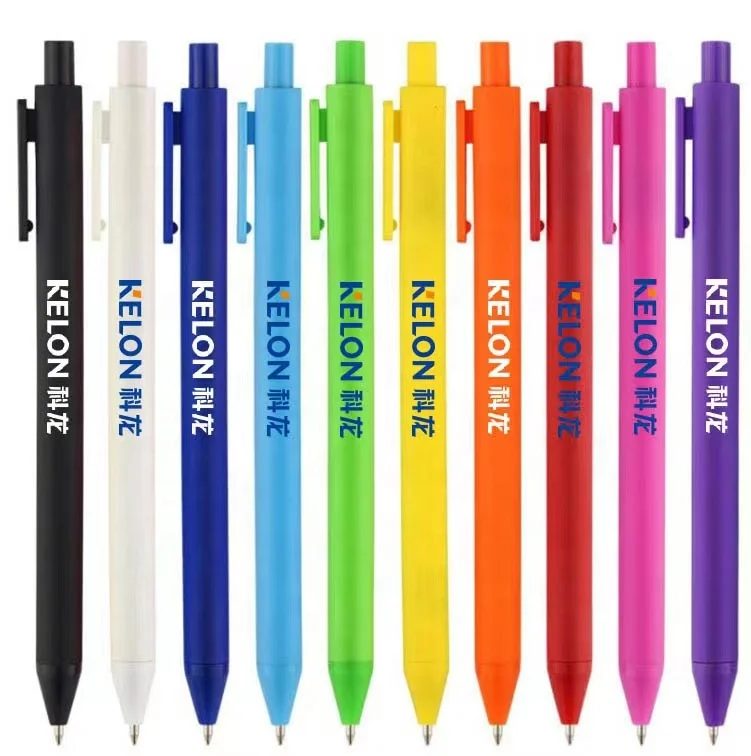 custom promotional very cheap blue logo ball pen with logo