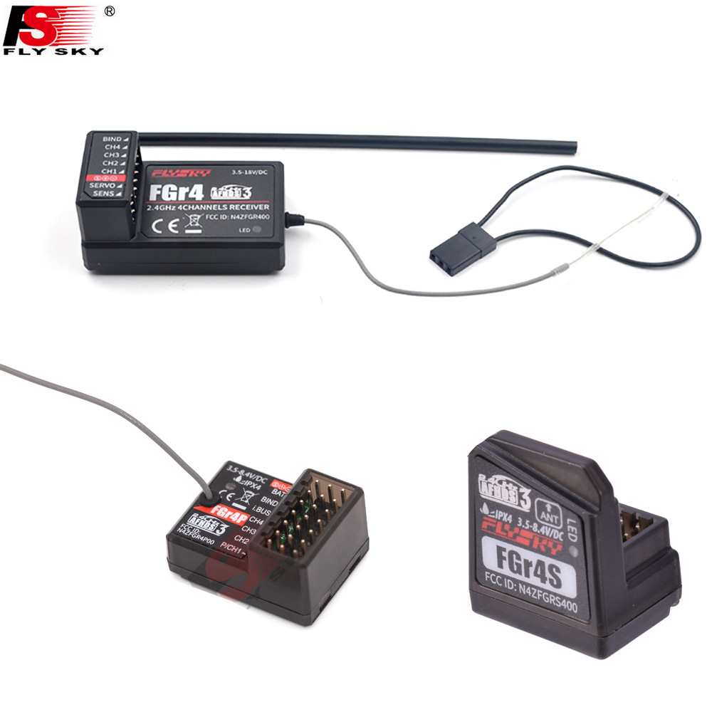 Flysky FGR4 FGR4S FGR4P встроенный одна антенна двунаправленный приемник PPM/IBUS/PWM для Flysky FS-NB4 дистанционное управление компонентами